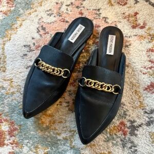 Steve Madden Slide-on Leather Shoes